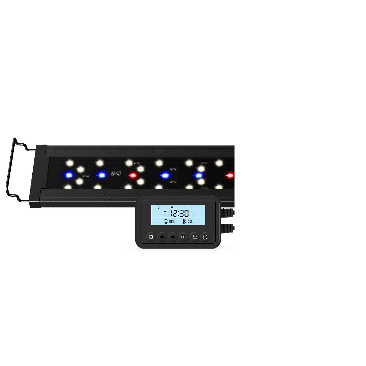 Nicrew Skyled Plus Aquarium Plant Light Freshwater Fish Tank Light Ramp Up And