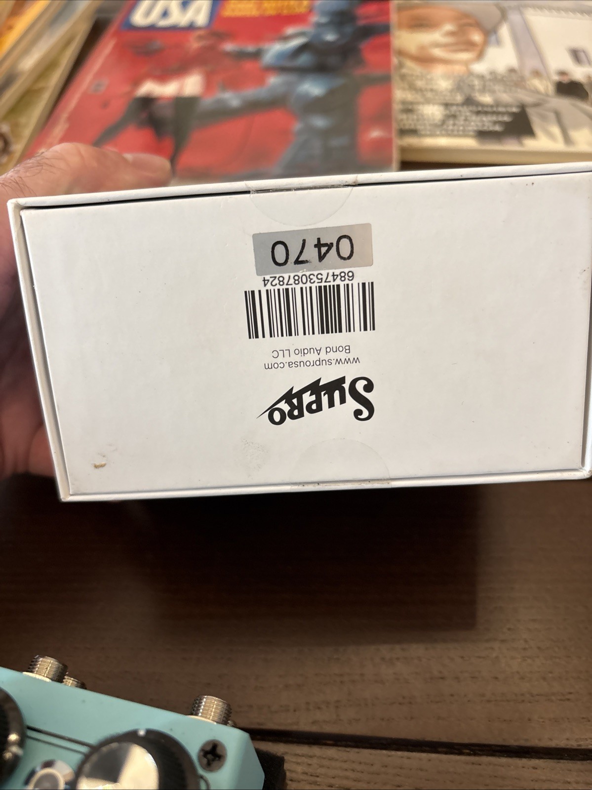 Supro Chorus Pedal Open Box