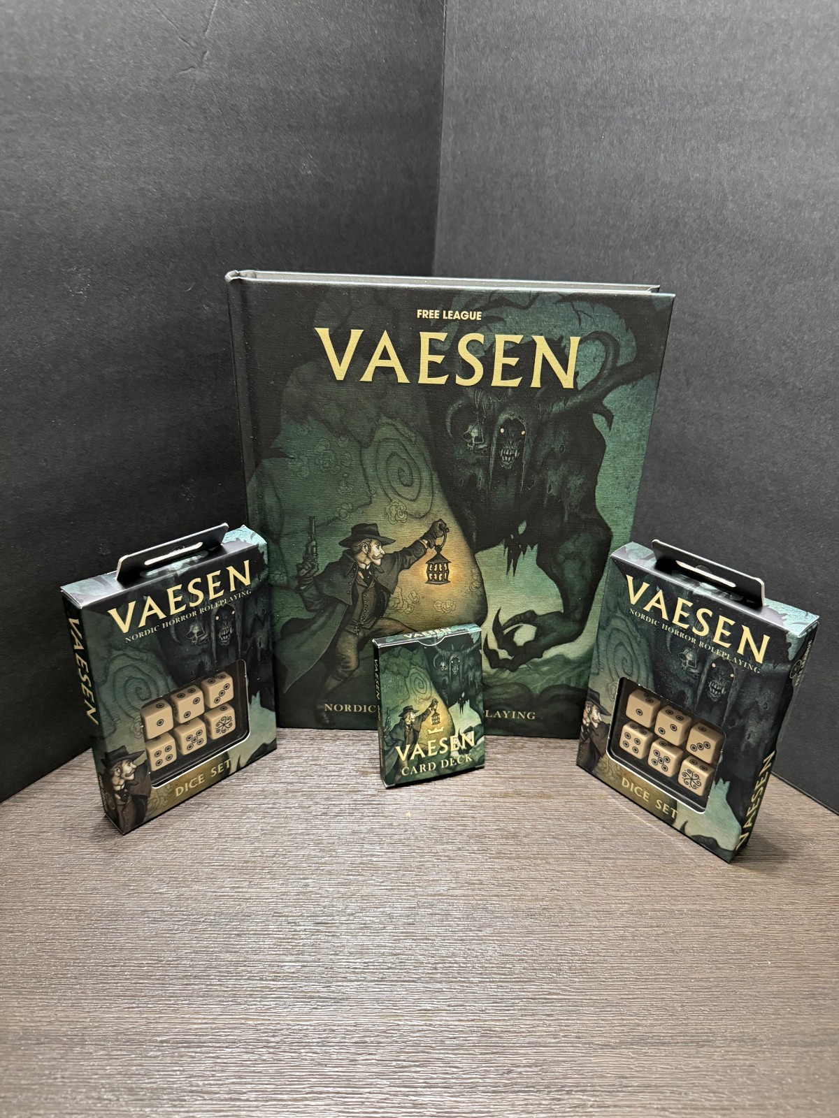 Vassen - Free League - Nordic Horror Roleplaying Book, Dice, & Cards All New