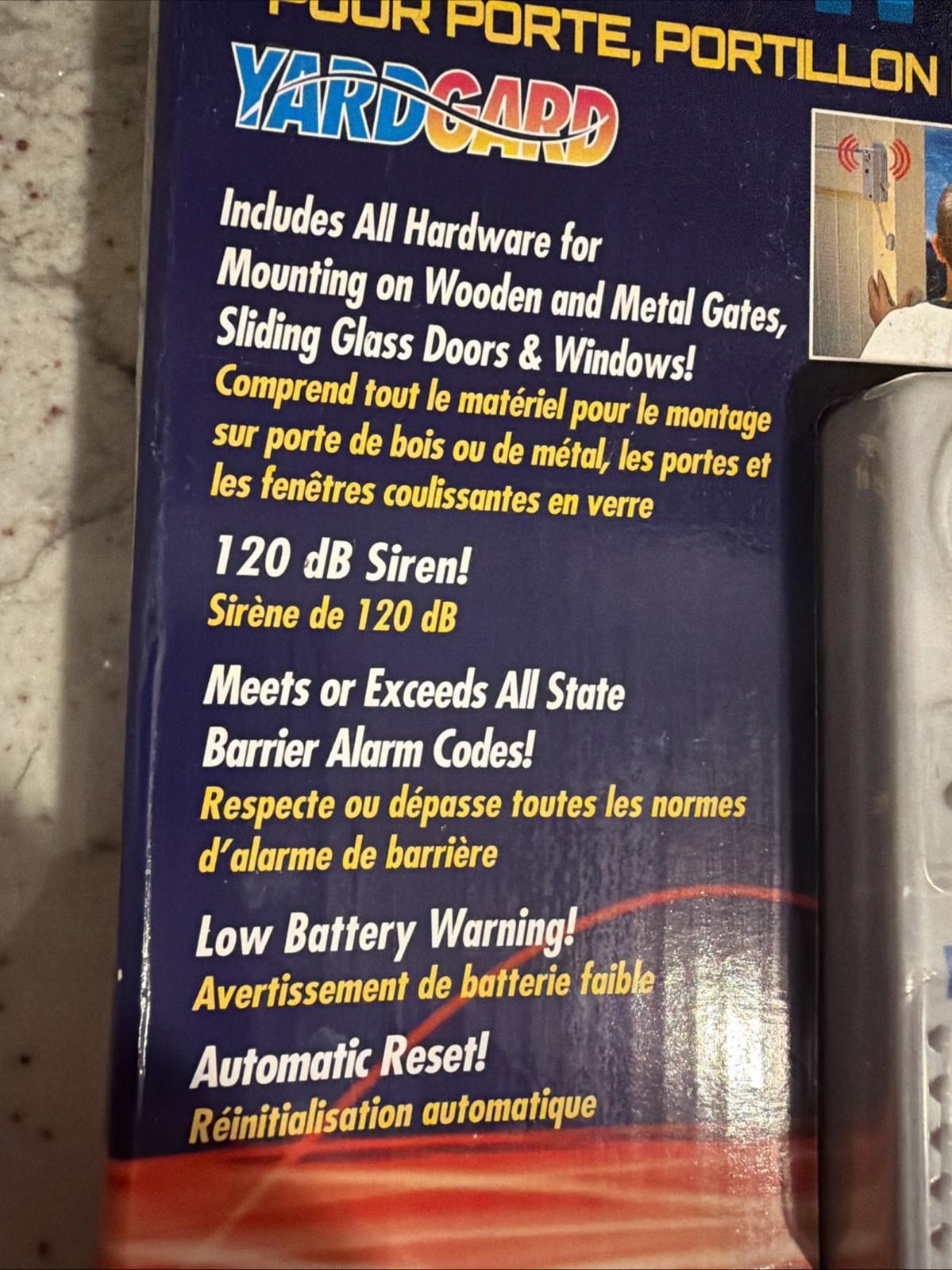 SmartPool YardGard Gate Door Window Alarm New Open Box 120 dB