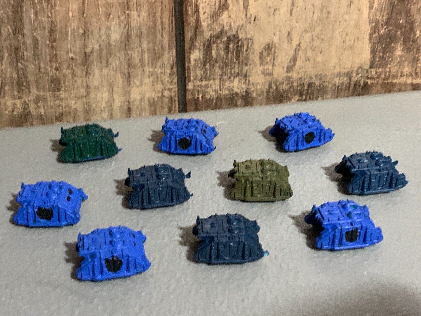 A16459 EPIC WARHAMMER 40K SPACE MARINES RHINO 10 PACK GAMES WORKSHOP