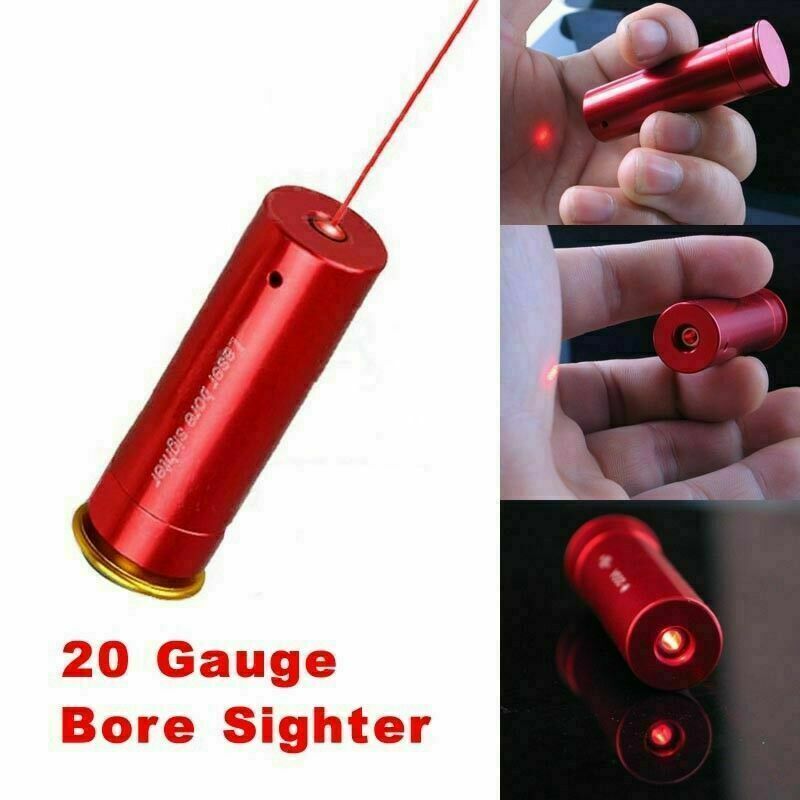 CAL 20 GA Red Dot Laser Bore Sighter 20 Gauge Shotgun Rifle Bore Sighter Sight