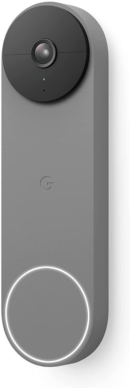 Google Nest GA02076-US Video Doorbell - Ash