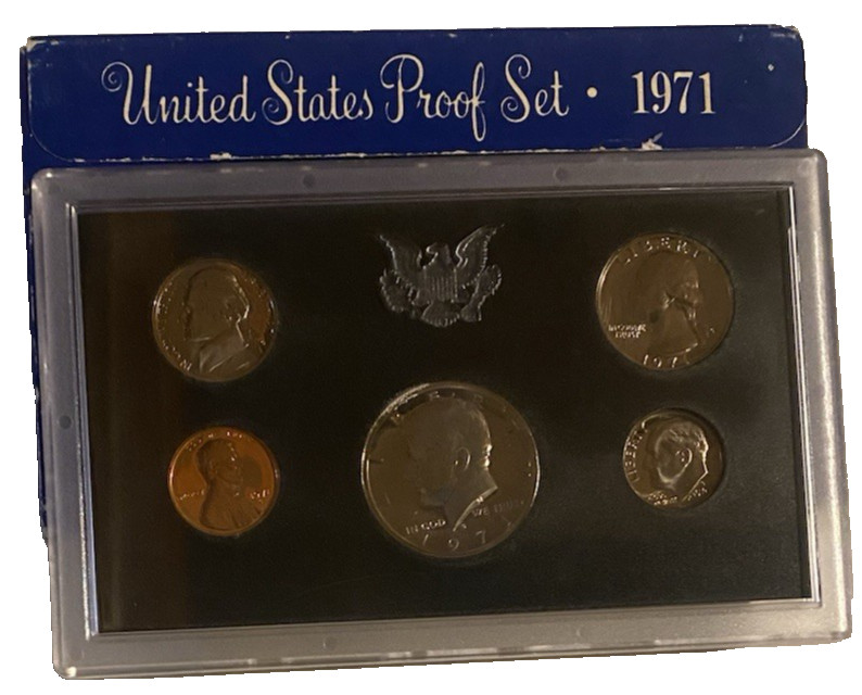 1971-S Clad Proof Set U.S. Mint  Original Government Packaging OGP