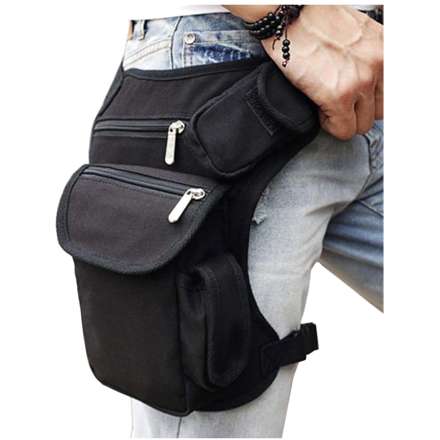 Durable Water-Resistant Drop Leg Bag - Ideal for Outdoor Adventures, 7.1"x3.7"