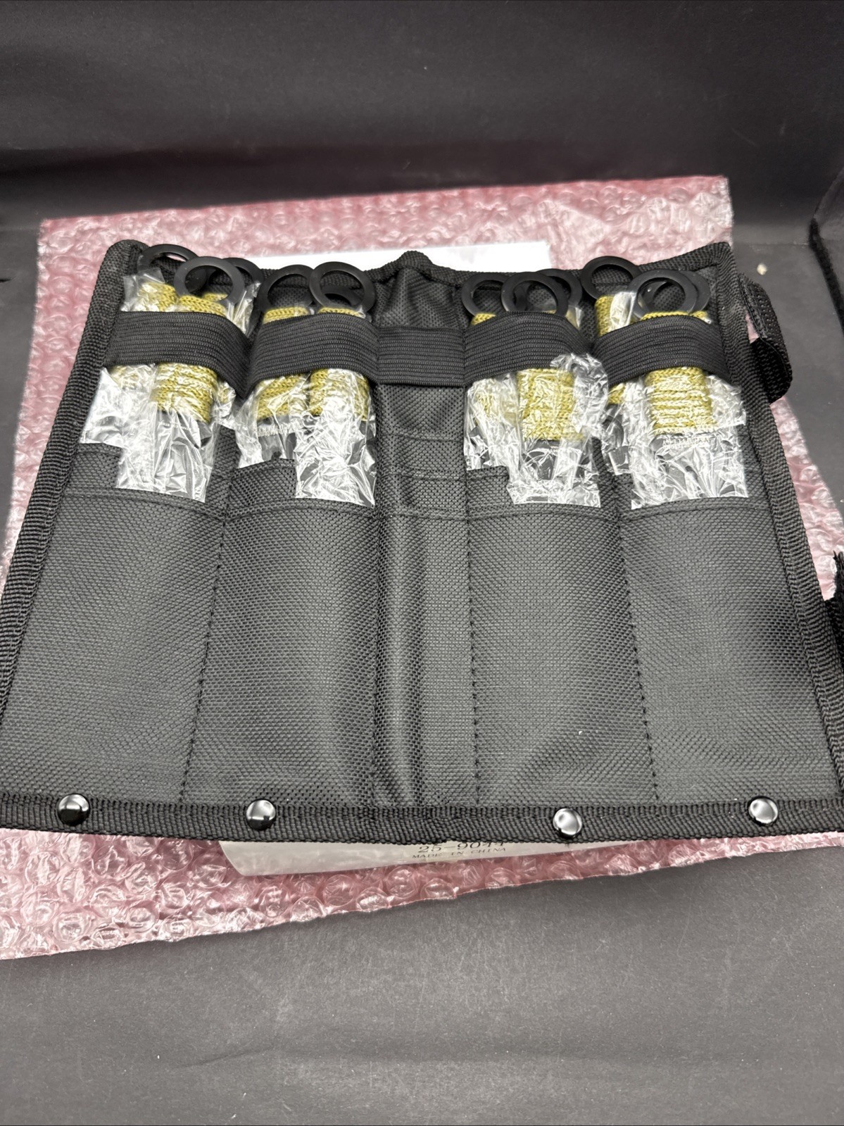Kunai Throwing Knife Set 12 Piece w/Carrying Pouch *Brand New*
