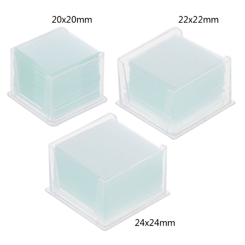 Square Microscope Cover Glass Lab Supplies School Education Lab Accessories Tool