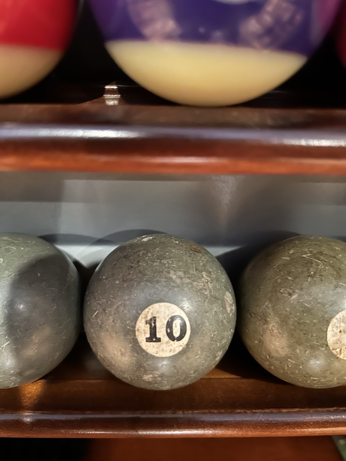 vintage pool balls