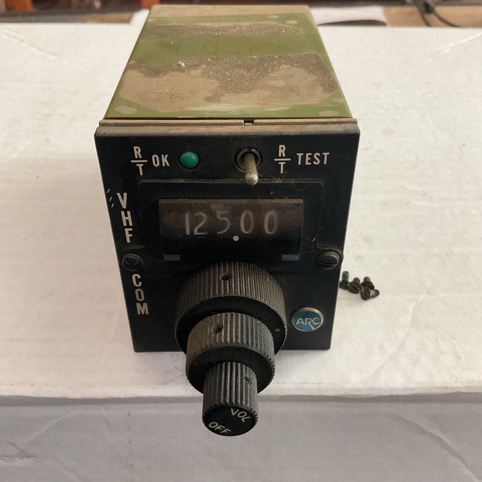 Vintage ARC Cessna Aircraft Control Unit C-131A Untested