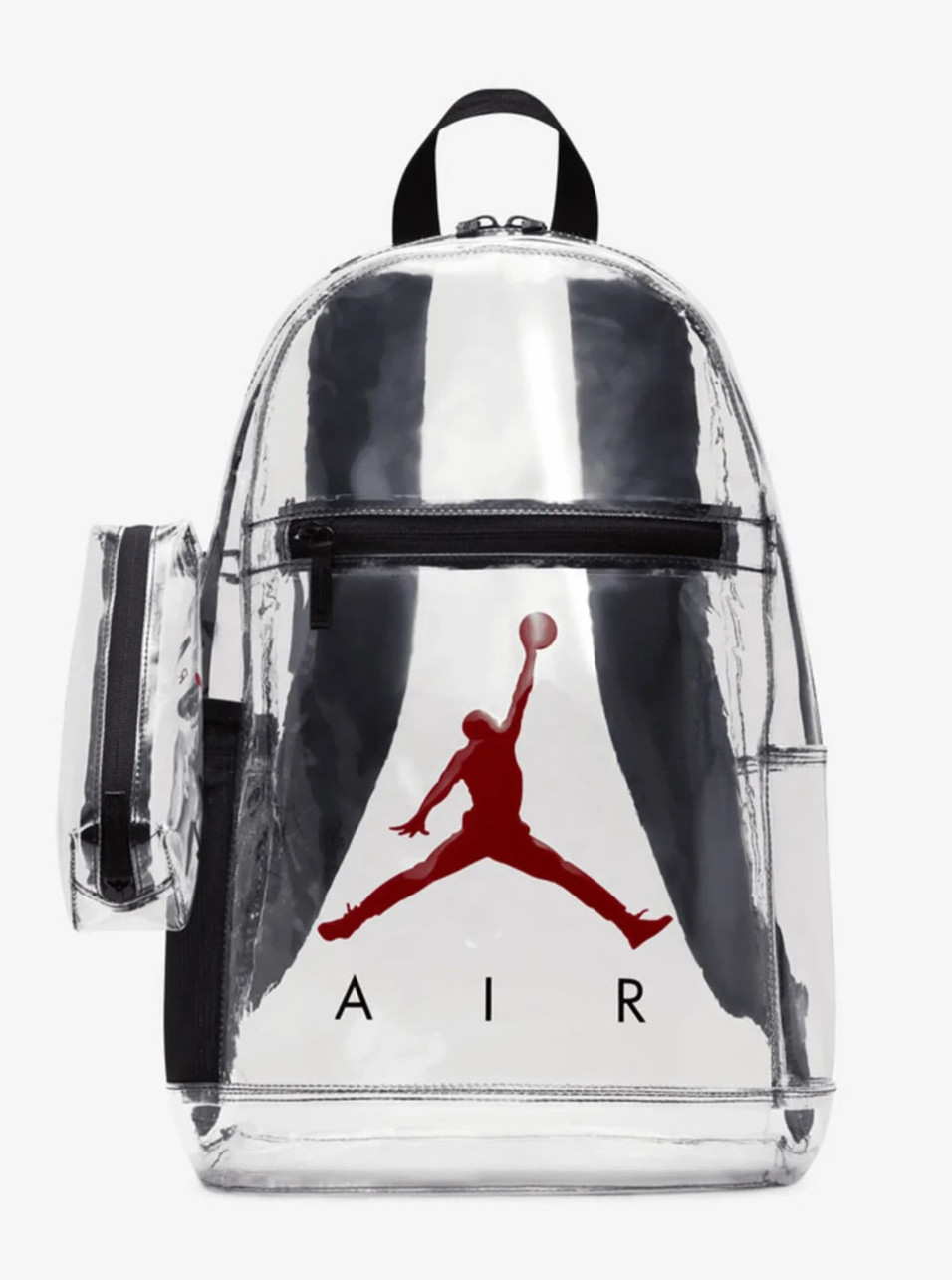 Nike Jordan Clear School Backpack 17L🔥New Transparent Kids Bookbag A90771-CLR
