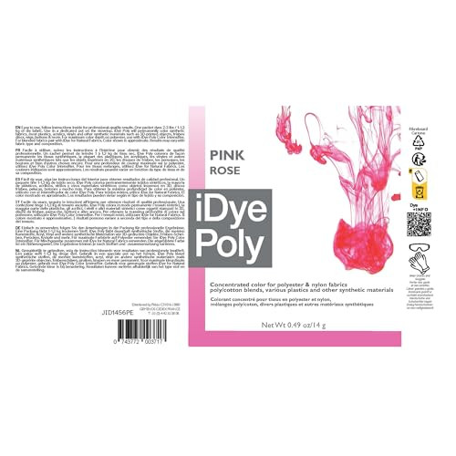 iDye Poly Synthetic Dye for Polyester Nylon Plastics Easy Color Packet