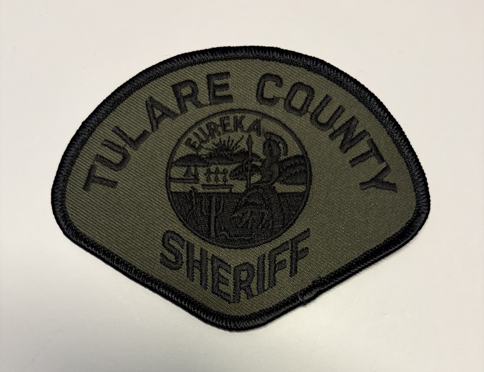 CALIFORNIA TULARE COUNTY SHERIFF DEPT PATCH SUBDUED SWAT #D34
