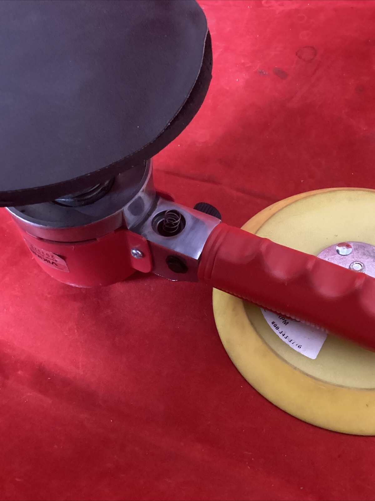 Viking Pneumatic Sander 5 9/16” Width 6hptl007 Working Needs Lever Bolt With Pad