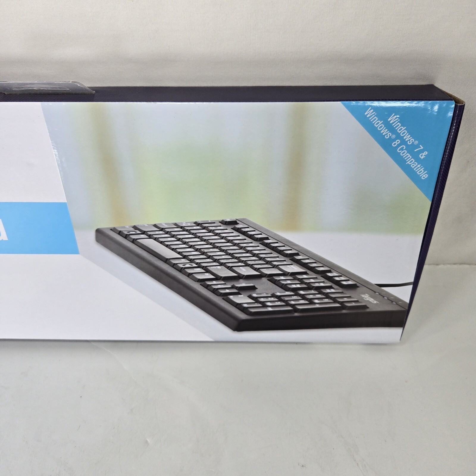 Targus USB Corded Keyboard New in Open Box Black Never Used Plug & Play Windows