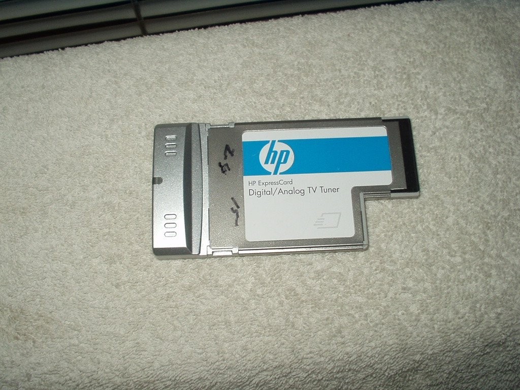 hp digital / analog tv tuner express card only # 438587-001