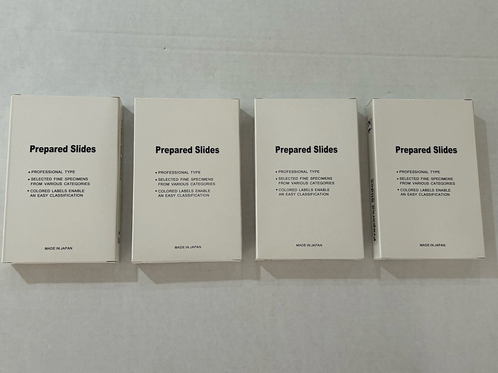 48 Pcs Prepared Microscope Slides Specimen Animals Insects Plants Flowers Sample