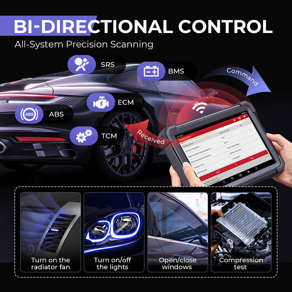 Launch X431 PRO3 ACE Pro 5 Bidirectional Car OBD2 Diagnostic Scanner Ke.y Coding