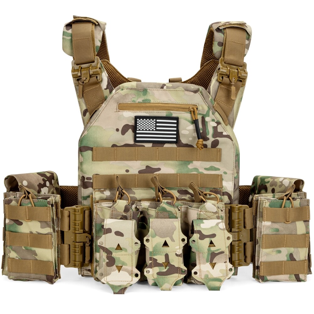 Vest Shooting Range Combat Tactical Vest For Training Outdoor Hunting Adjustable
