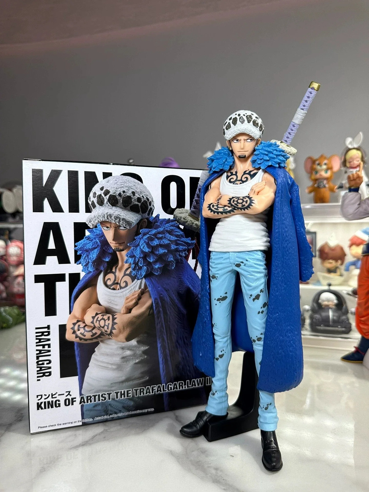 One Piece Trafalgar Law King of Artist Figure Banpresto Model Toy