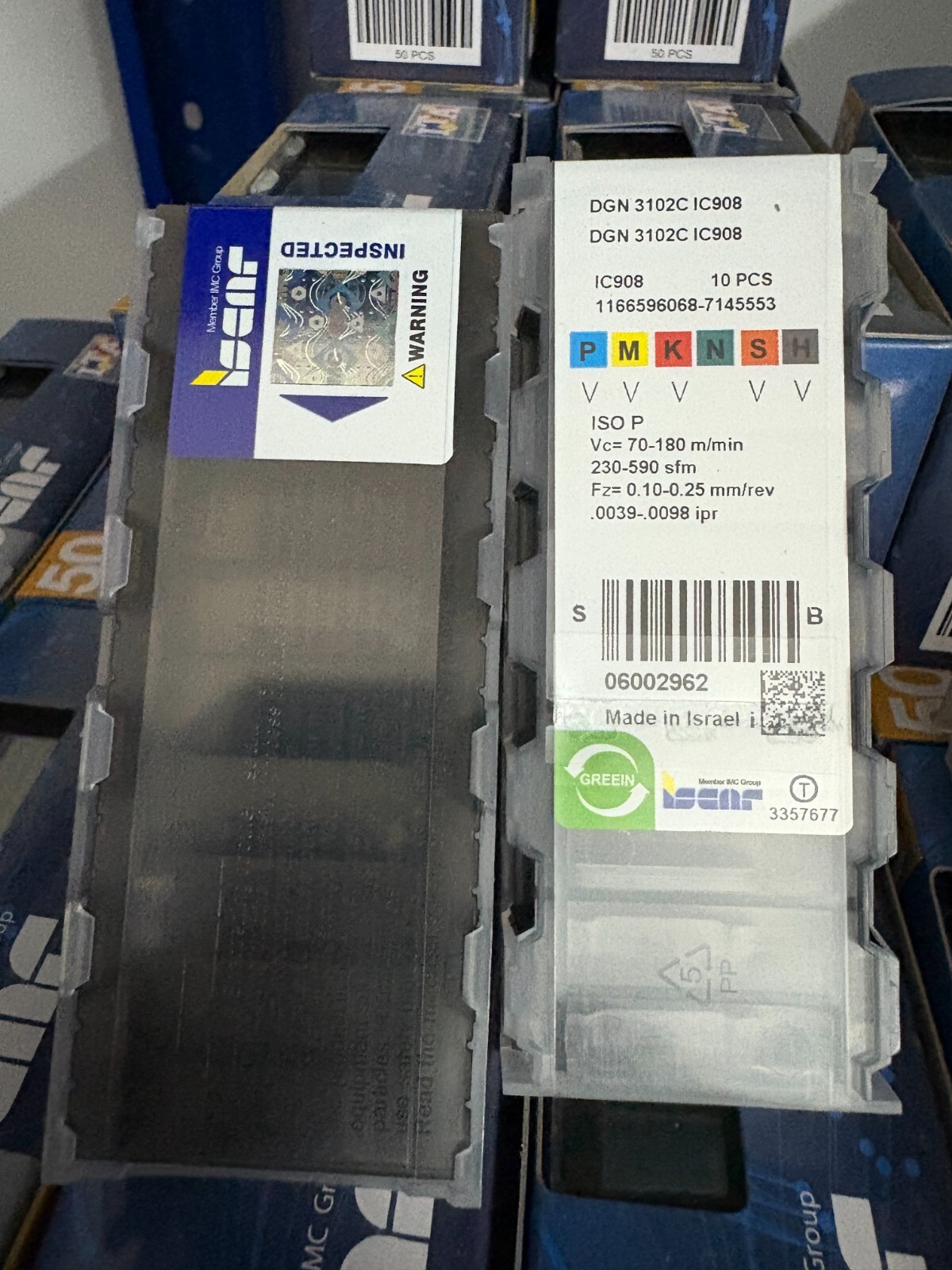 DGN3102C IC908/ISCAR  10 PCS