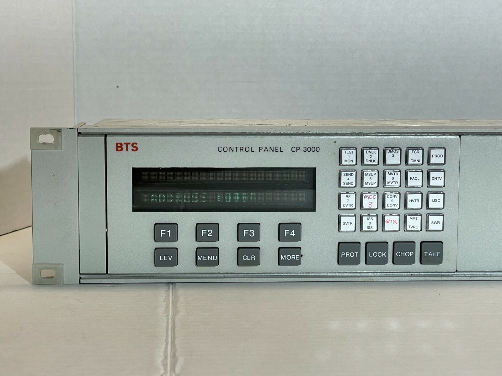 BTS Broadcast Television Systems. Assy-CP-3000 Control Panel