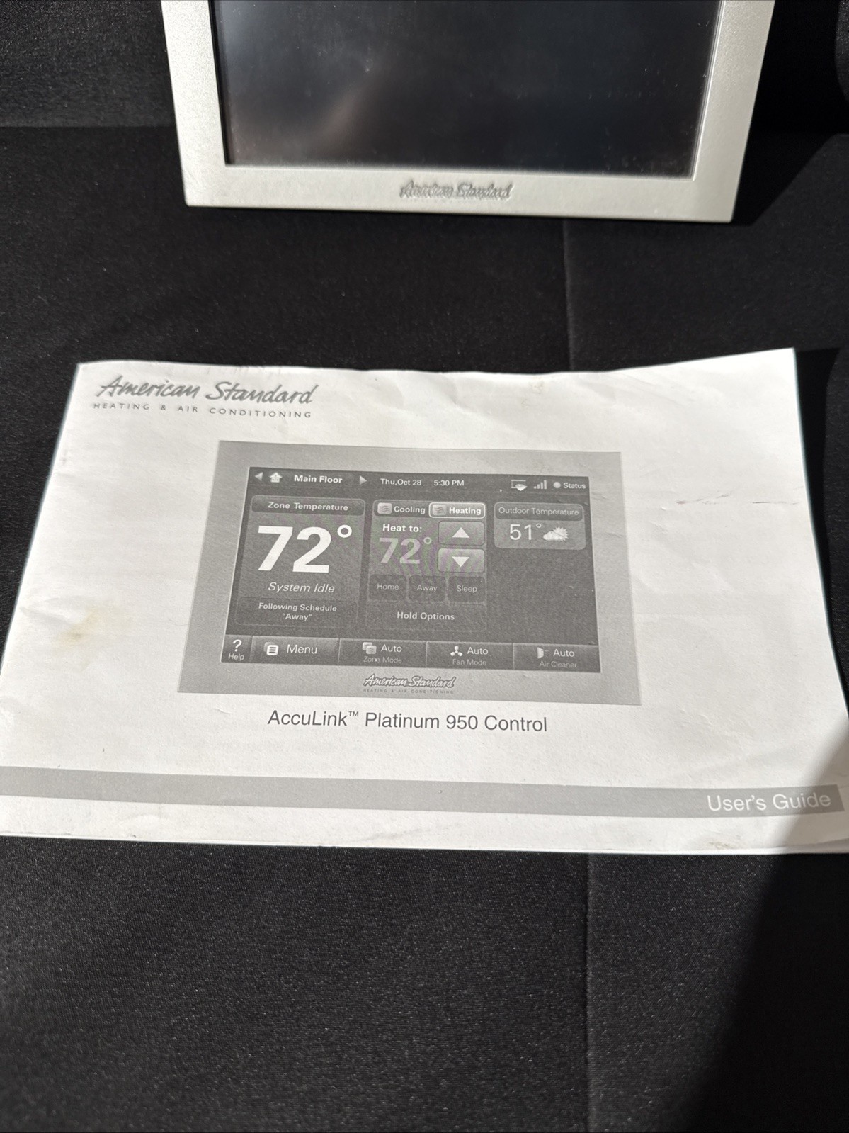 American Standard Acculink Platinum 950 Control