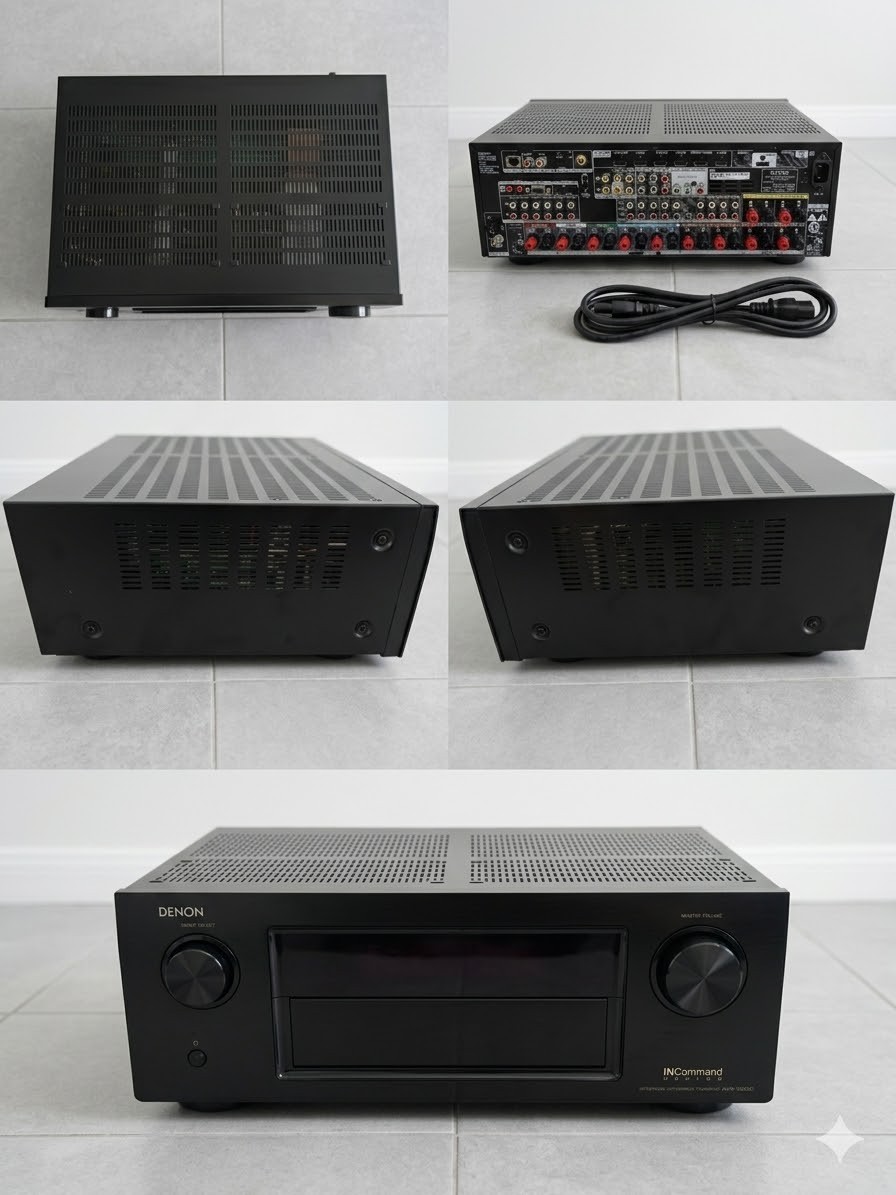 Denon AVR-X4000 7.2 Channel AV Receiver 125W HDMI 4K AirPlay Audyssey XT32 No Wi