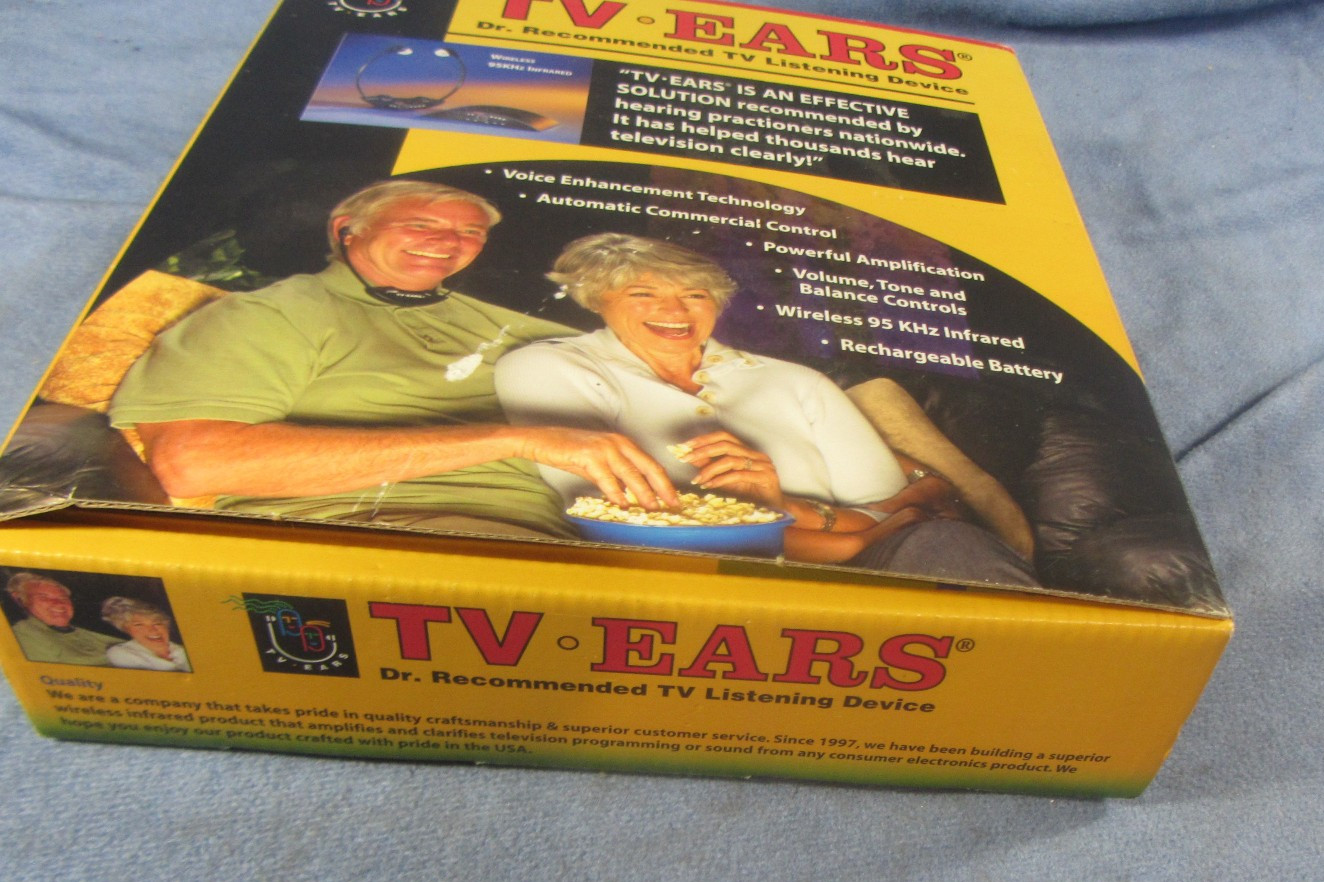 TV Ears and Accessories - Needs Battery, Untested As-Is