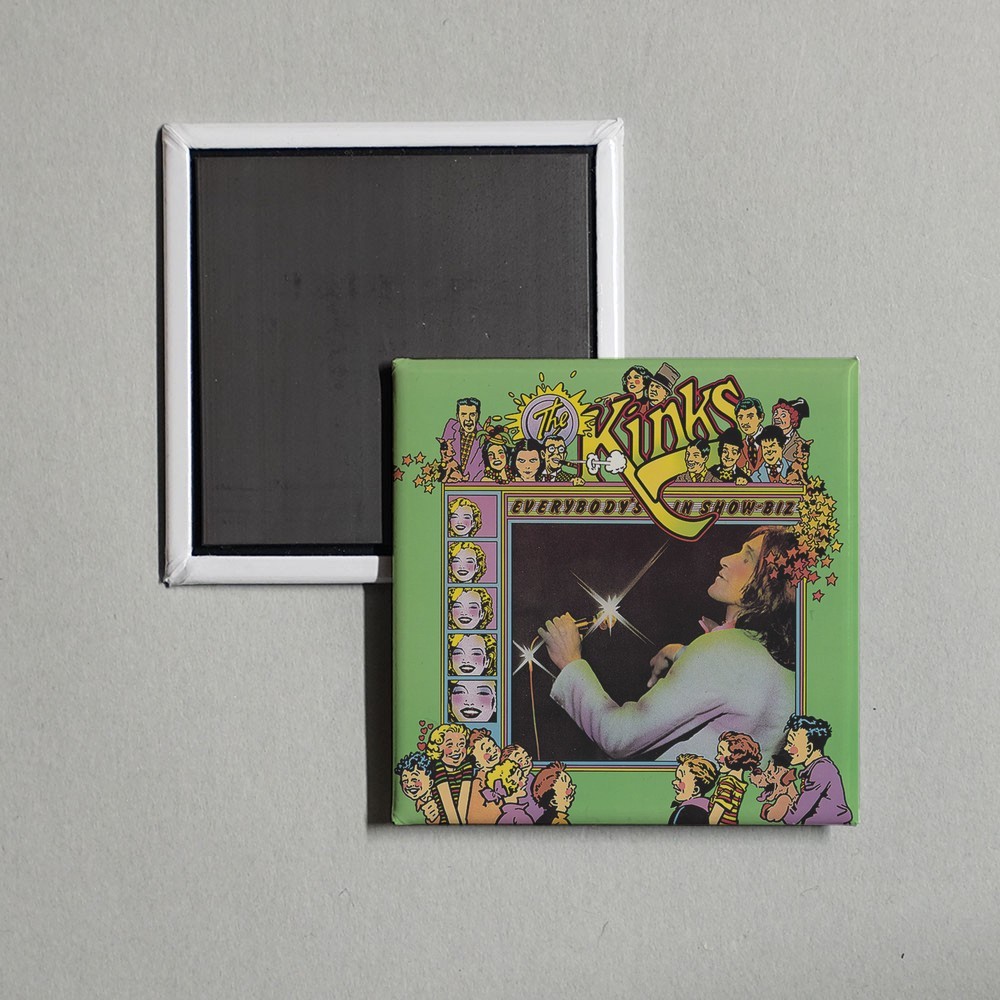 The Kinks - Everybody's in Show-Biz Album Cover Locker Fridge Magnet
