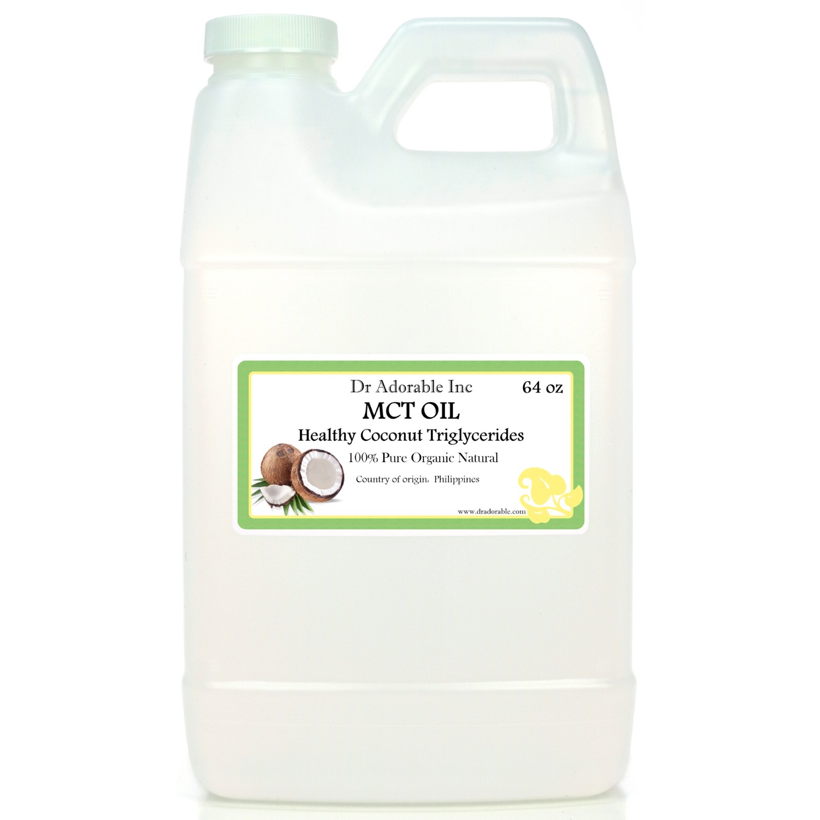 64 oz Premium MCT Oil derived from Organic Coconut Pure MediumChain Triglyceride