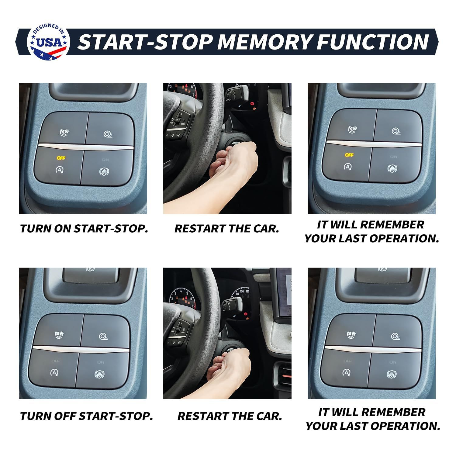 UltraEra Auto Start Stop Eliminator Remote Kit Compatible with 2022...