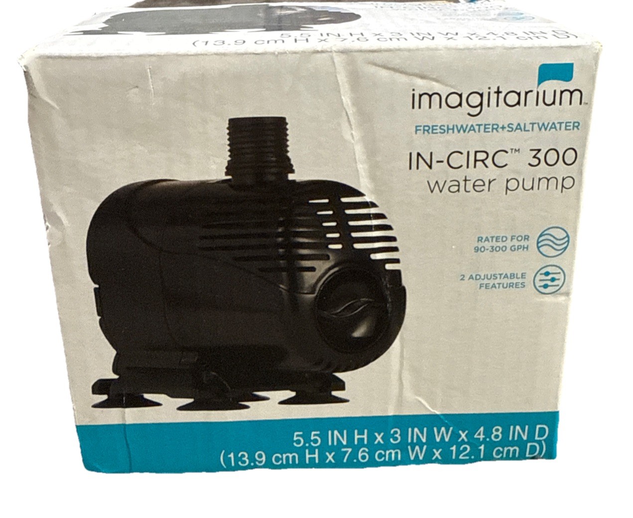 Imagitatium Fresh&Salt water In CIRC 300 Water Pump New damaged box Never opened
