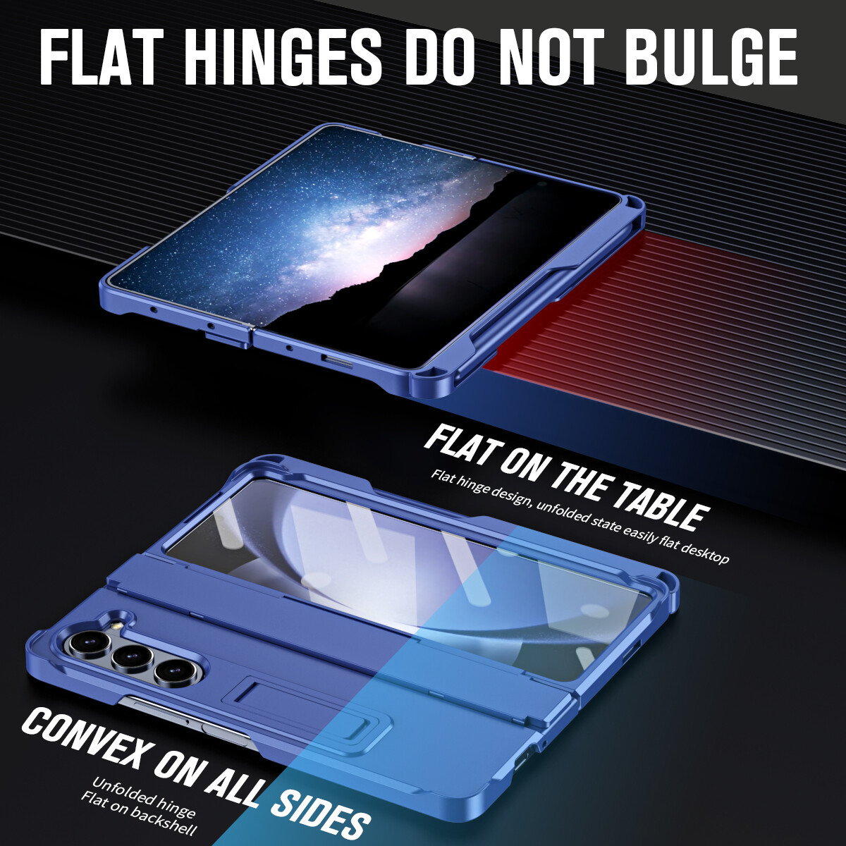 For Samsung Galaxy Z Fold 6 5 4 3 Hinge Shockproof Case Screen Protector w/ Pen