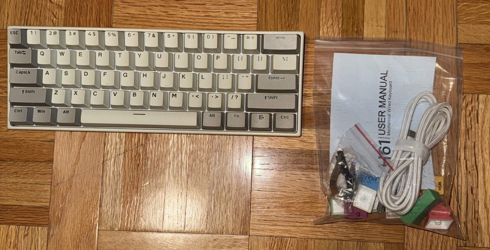 60% Retro Hot-Swappable RGB Mechanical Keyboard