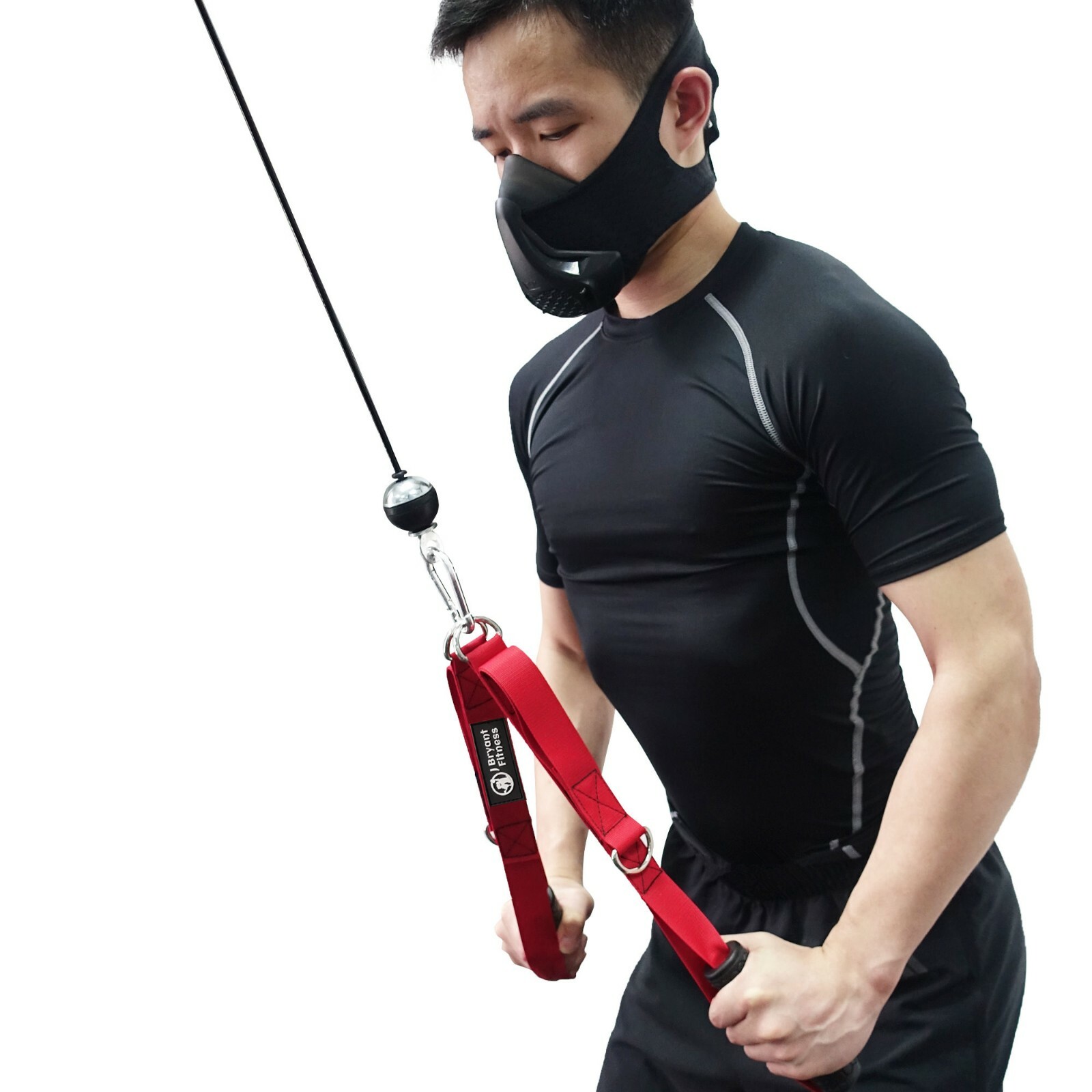 4 in 1 Multifunction Grip Handle Triceps Rope LAT Pulldown Exercise Gym Handles