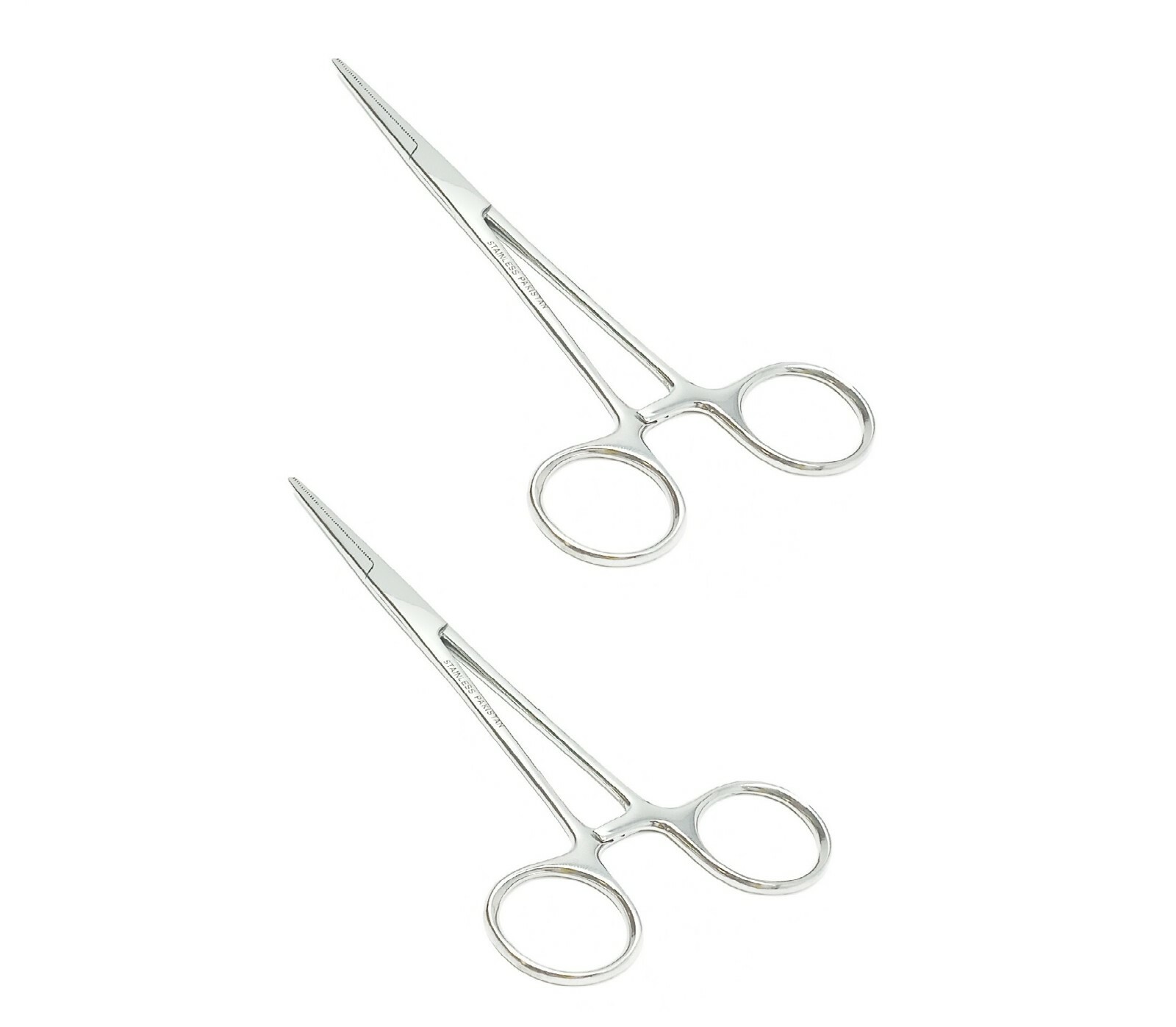 2 Pcs Premium Crile Hemostat Locking Forceps 5.5" Straight Surgical Instrument