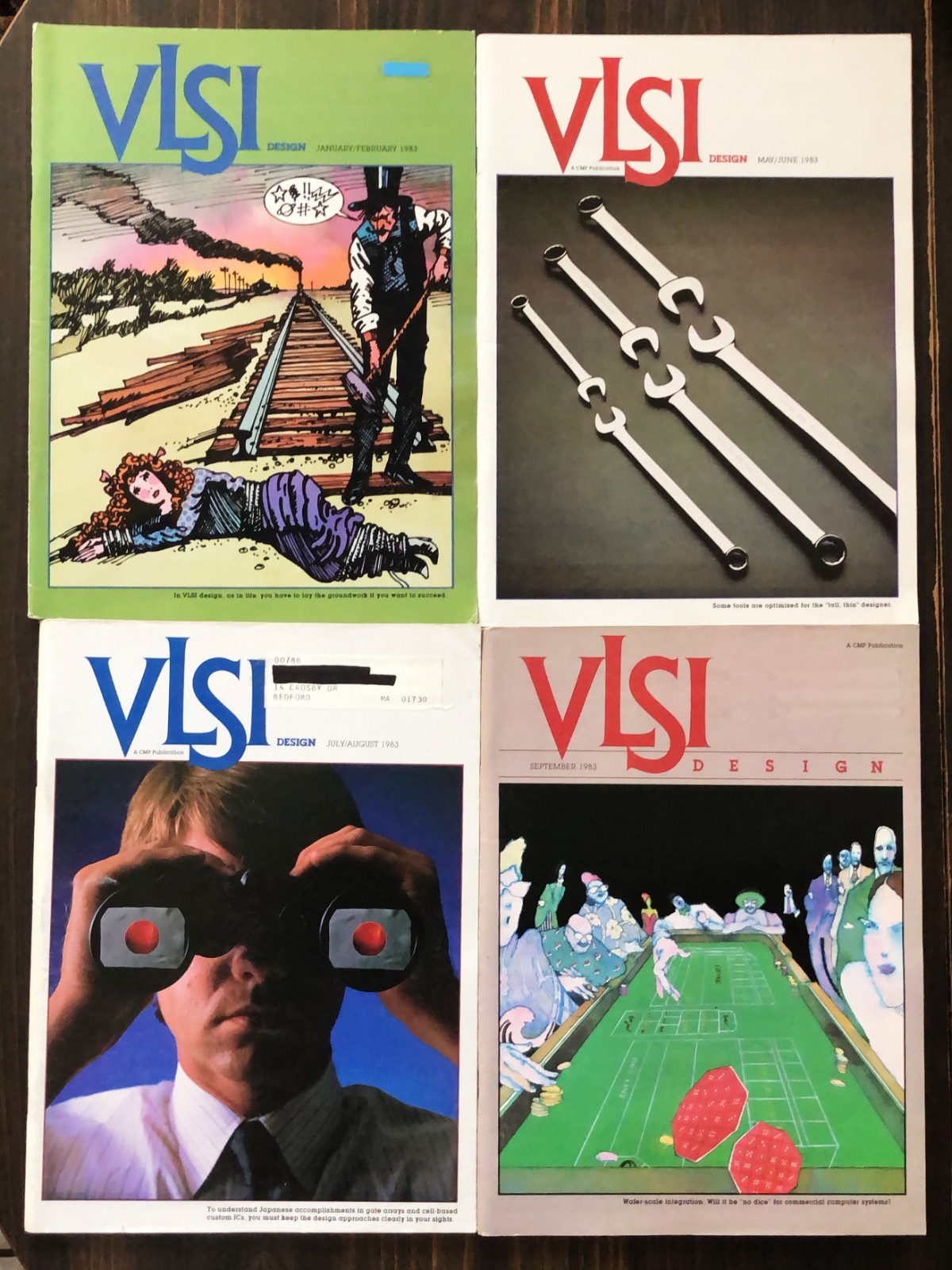 1983 VSLI Design Magazine - Lot 0f 7