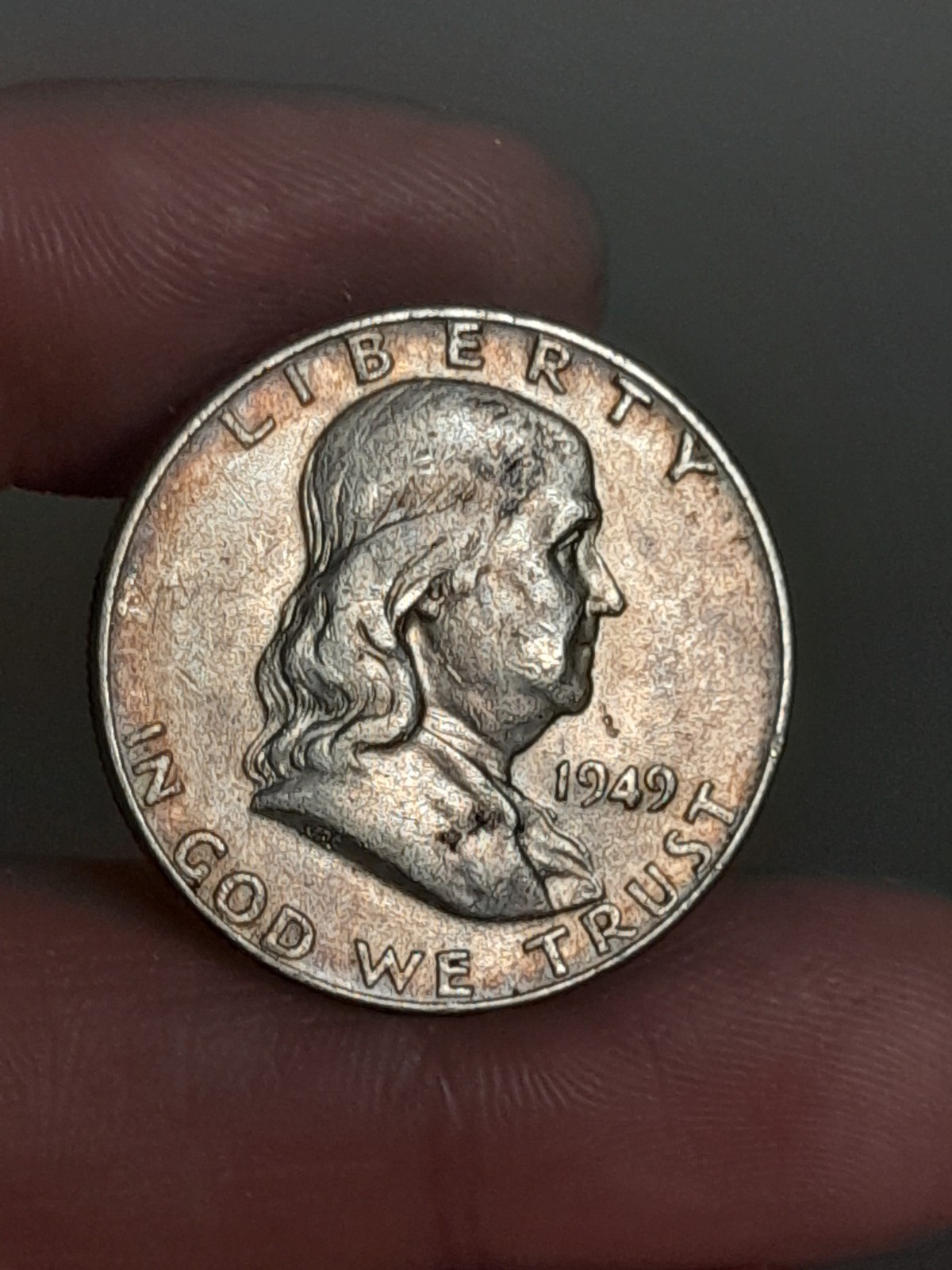 1949- P Franklin Half Dollar #8