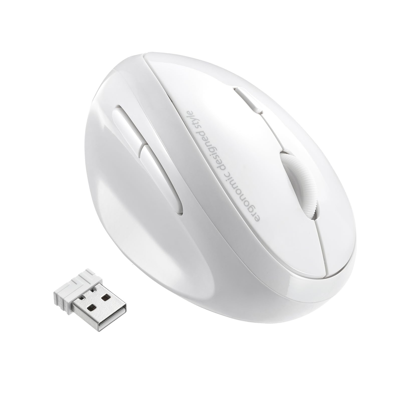 2.4G Wireless Left Handed , Ergonomic Left Hand Vertical for Small Medium Han...