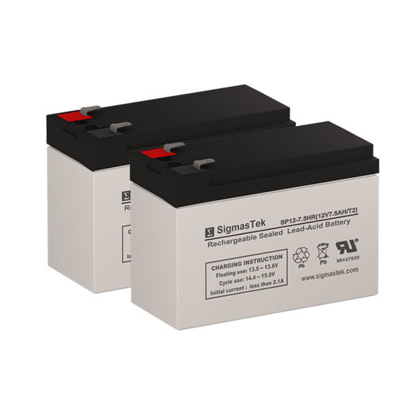 APC SMART-UPS SUA750 750VA Back-UPS Replacement Battery Pack - (2) 12V 7.5Ah