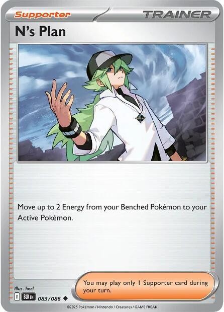N's Plan 083/086 SV: Black Bolt NM