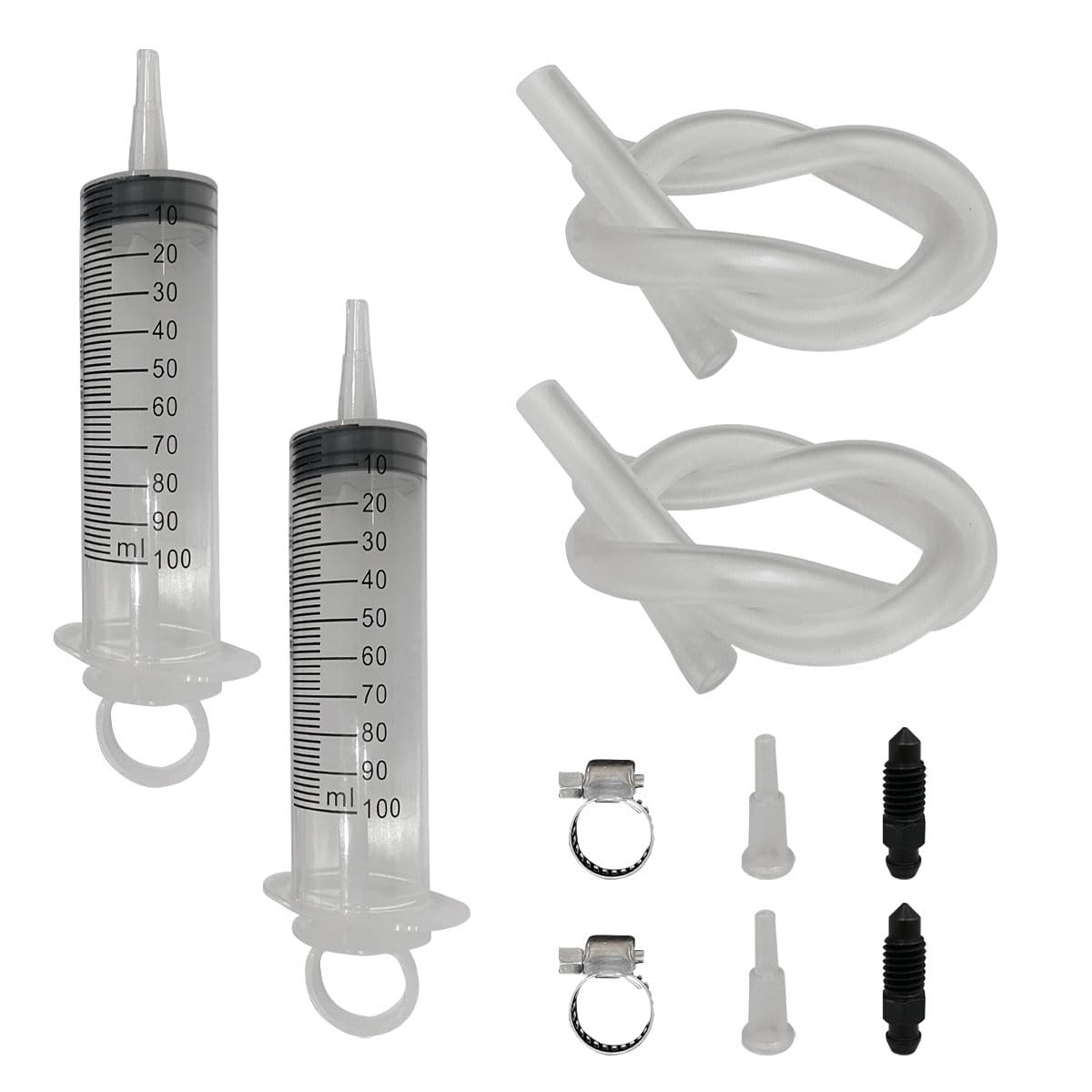 Brake Bleed Kit, Hydraulic Disc Brake Clutch Bleeder Tool with 100ML Syringe ...