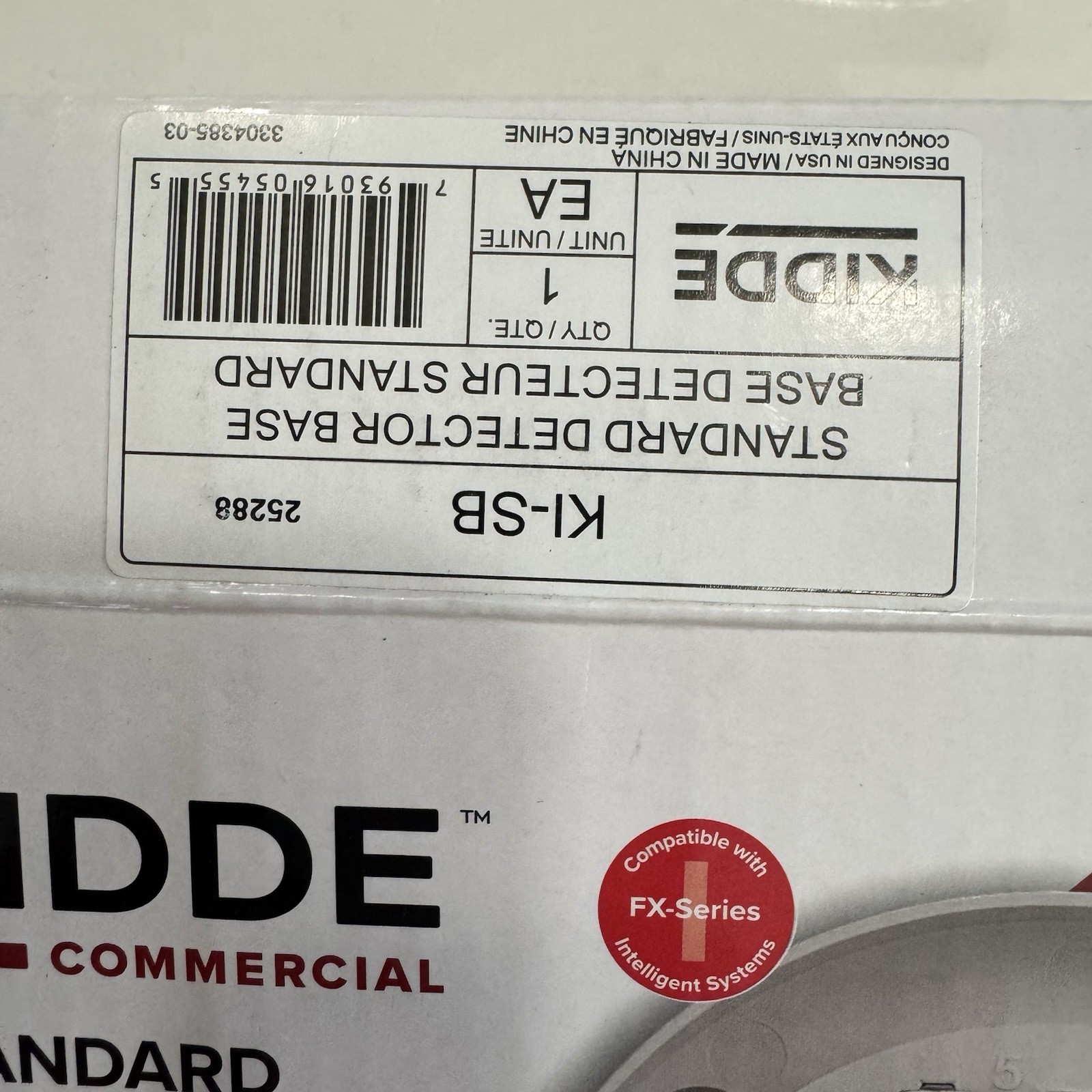 Kidde KI-SB Detector Mounting Base Standard New E42