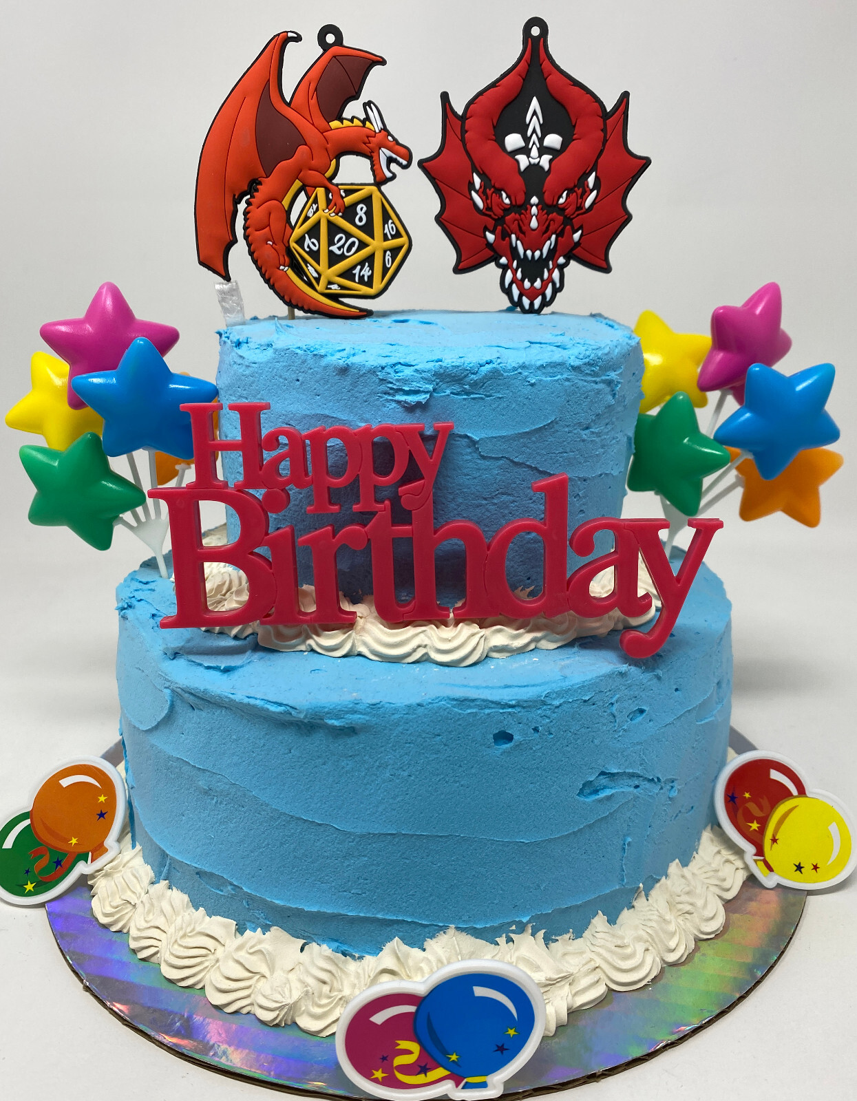D&D  Dungeons and Dragons Birthday Cake Toppers Set New