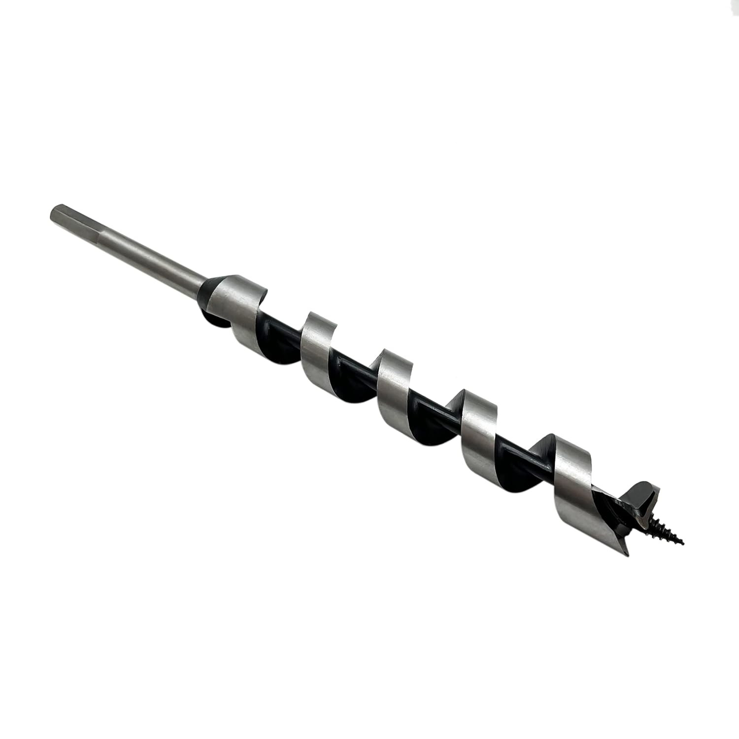 1 x 12 Inch Auger Drill Bit for Wood, Soft and Hard Wood Plastic with...