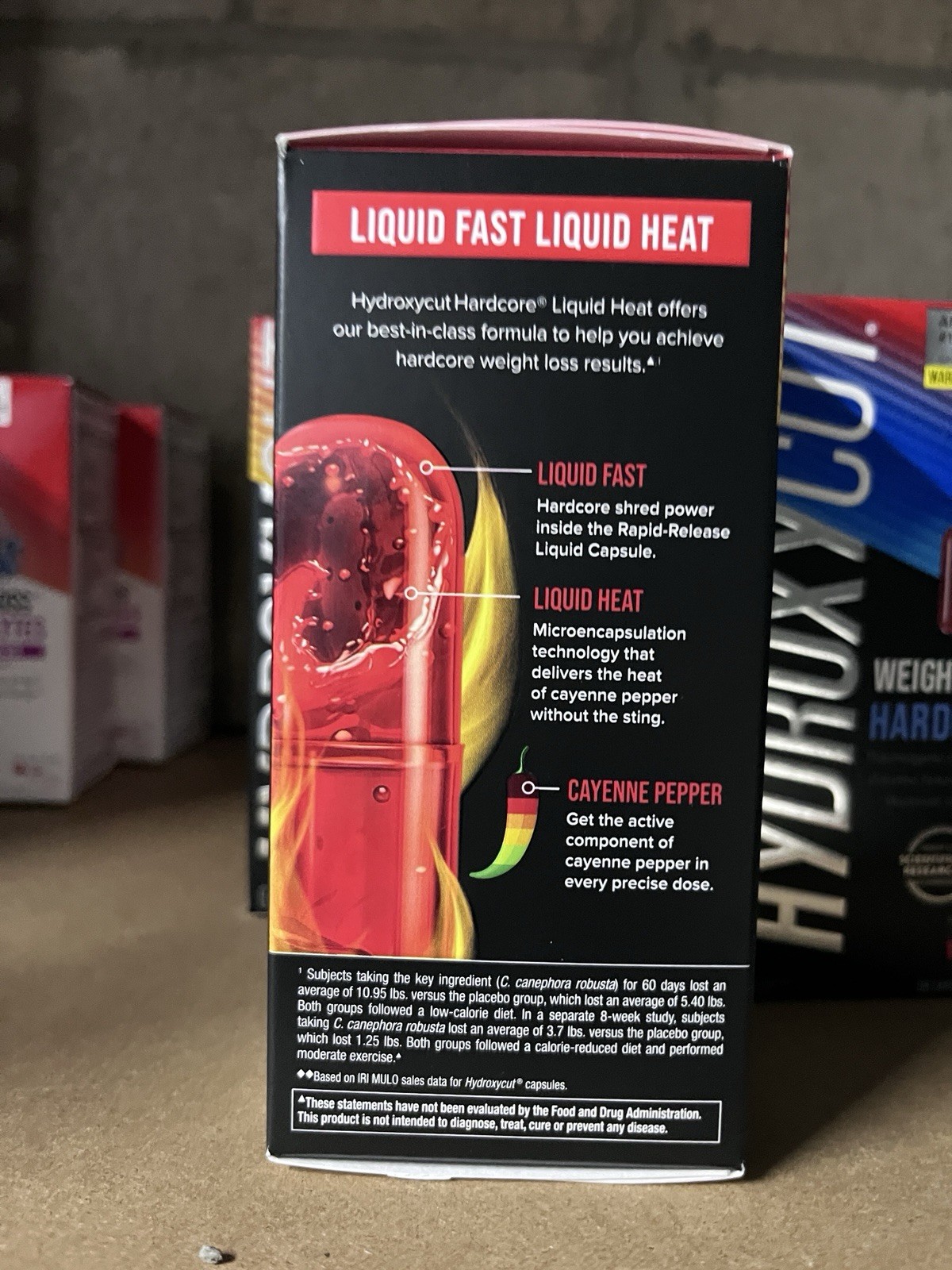 Hydroxycut Hardcore Liquid Heat Rapid-Release Liquid Caps, 60 CT - Exp 10/2027