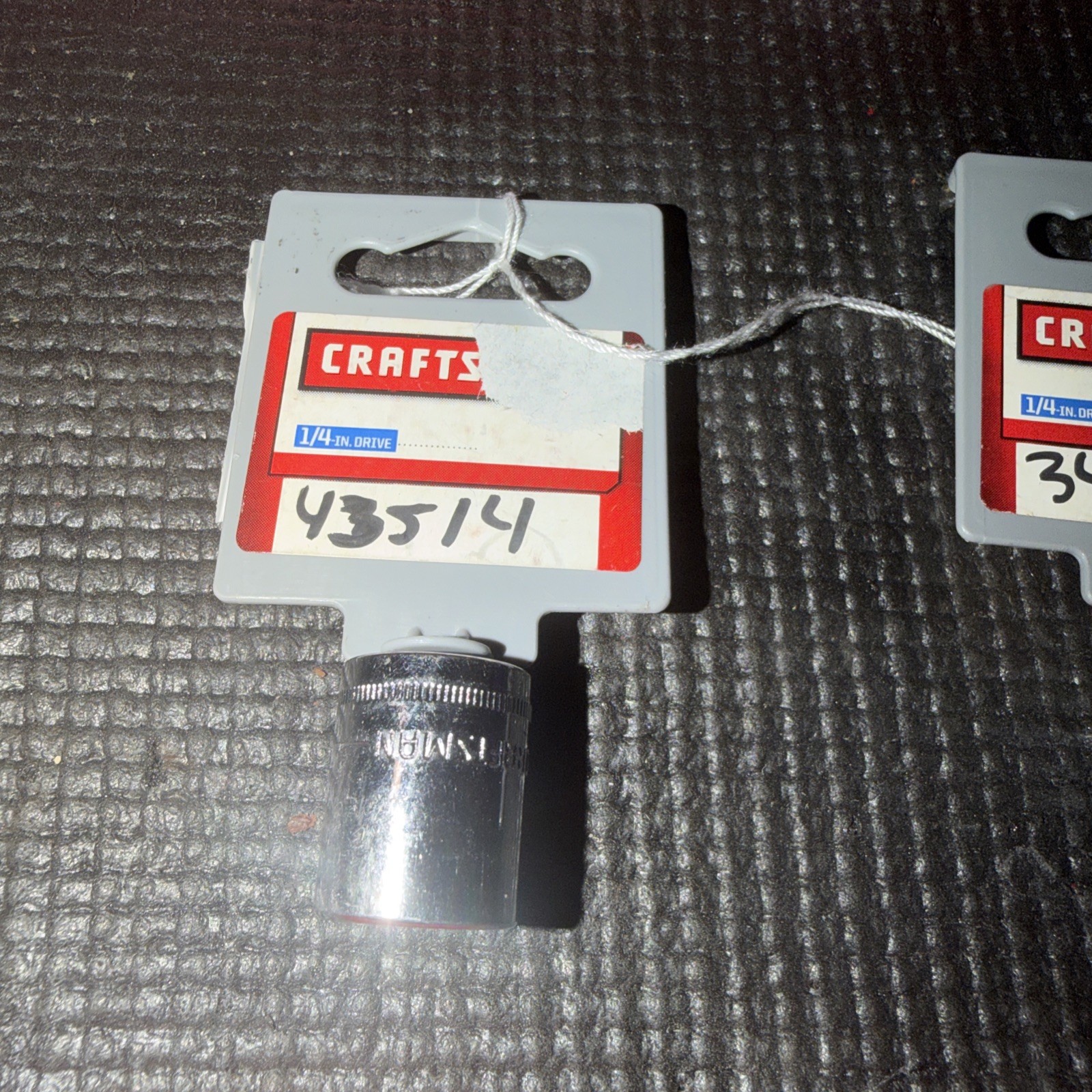 $12 Socket Sears Craftsman 43514 13mm 6pt Socket 1/4" Drive Nos