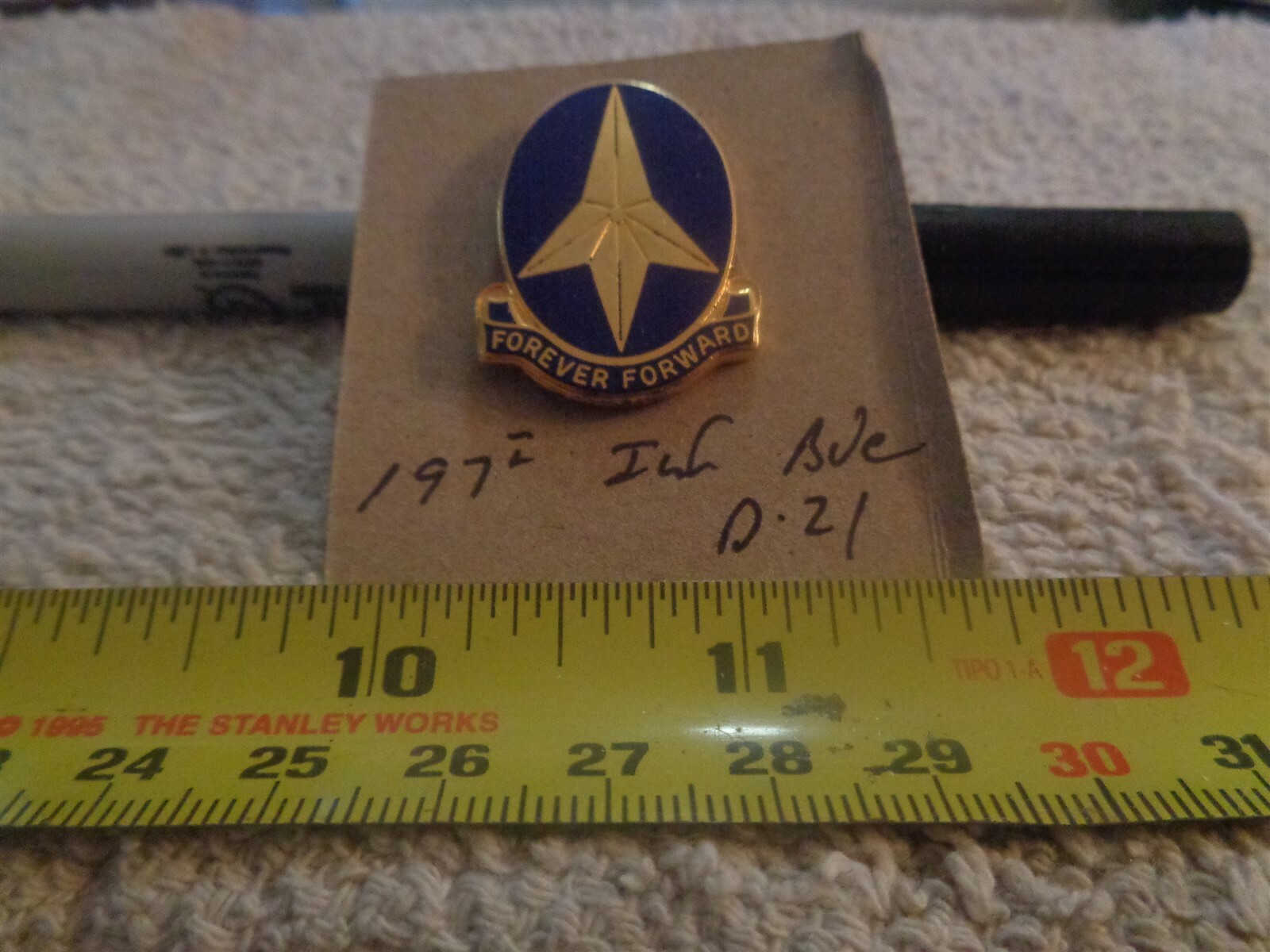 197th Infantry Brigade D-21 Unit Crest, DI, DUI (DRAW#19)