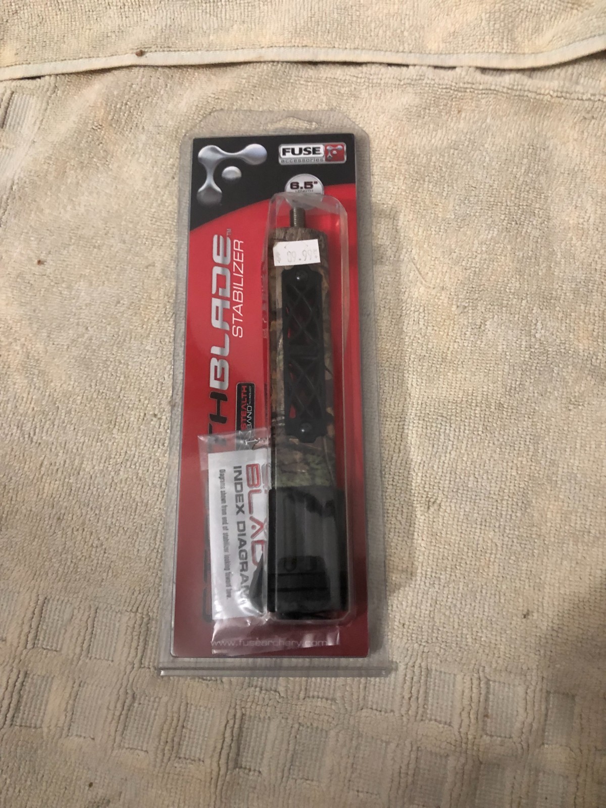 Fuse Archery Stealth 6.5" Blade Stabilizer For Compound Bows Camo
