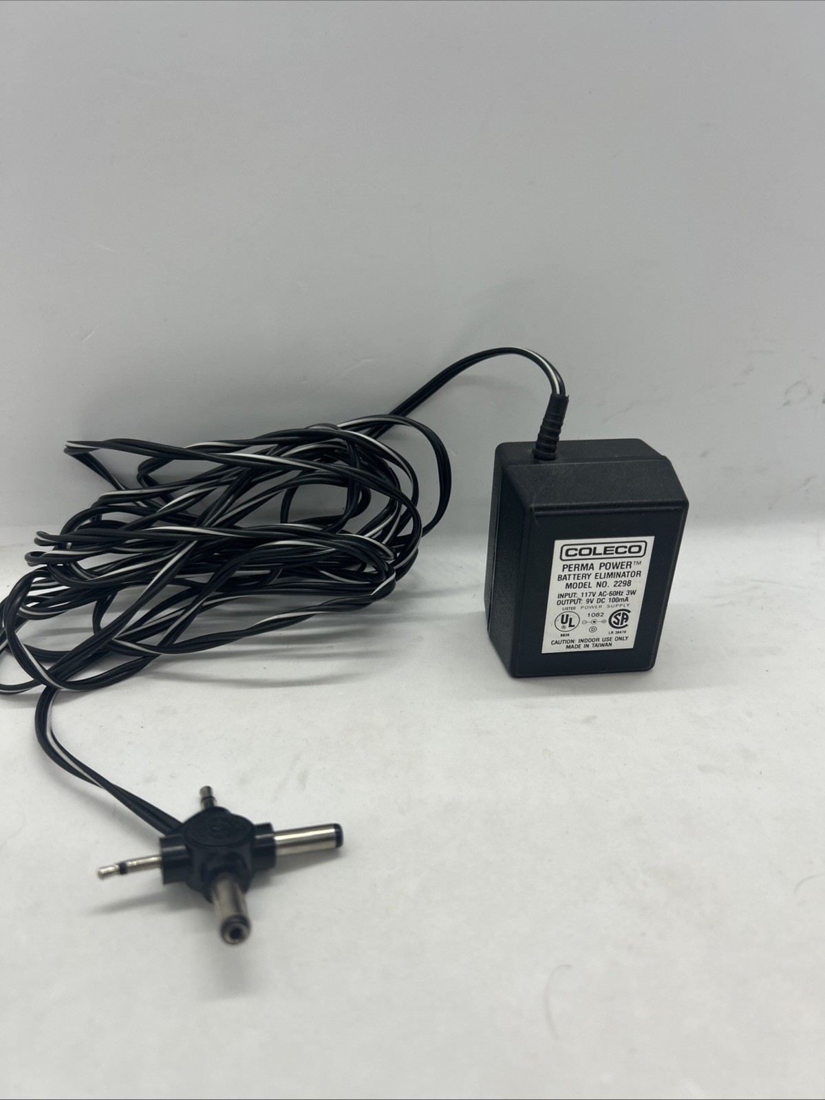 Vintage Coleco Perma Power Battery Eliminator Transformer 2298